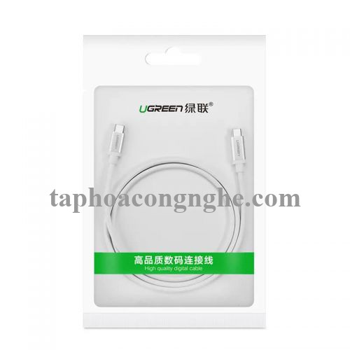 Ugreen 10680 0.5M màu bạc Cáp TypeC (3.1) Data cao cấp US161 30010680